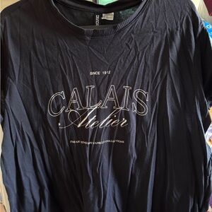 Calais Atelier Black T-Shirt size XL